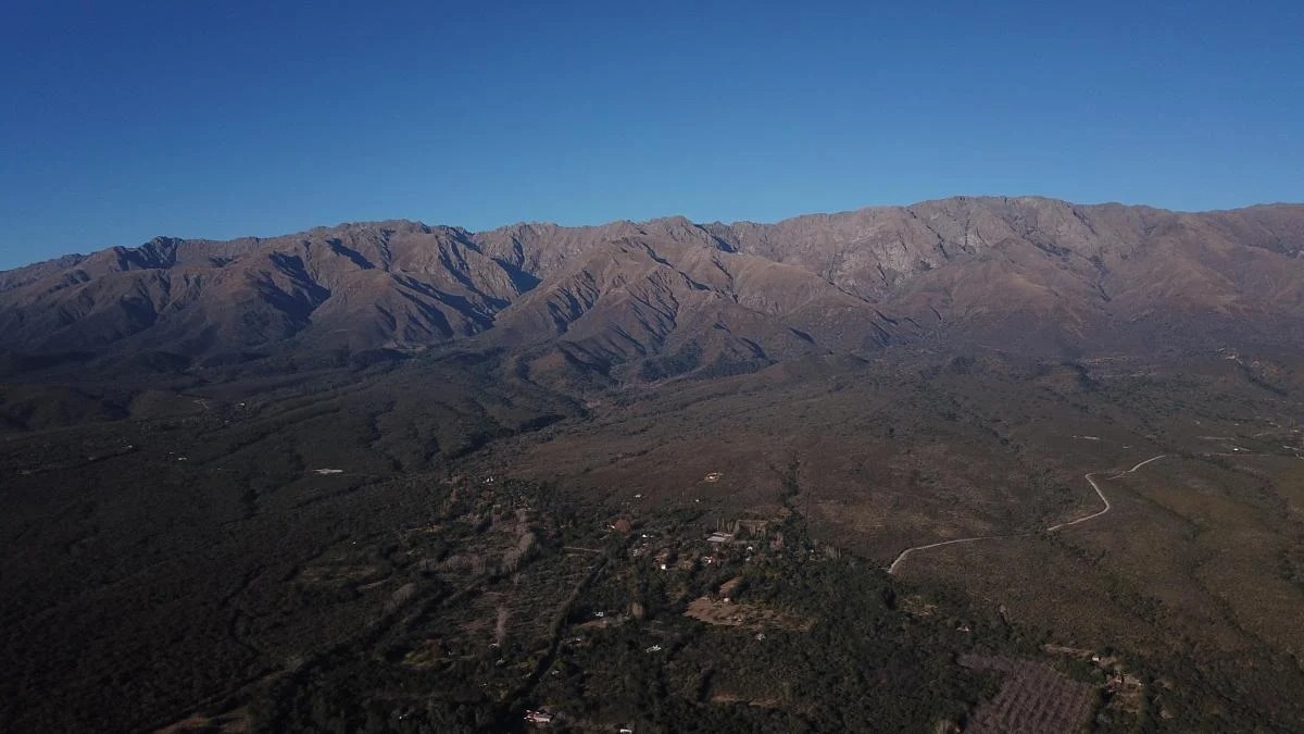 Vista del terreno, hectárea y media, Los Molles